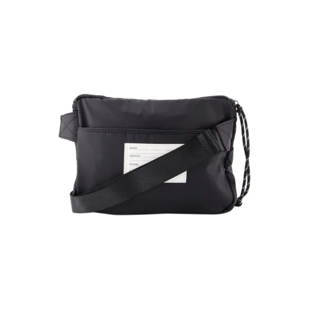 A.p.c. Polyester shoulder-bags Black Heren