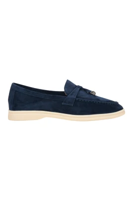 Velour Tassel Loafers