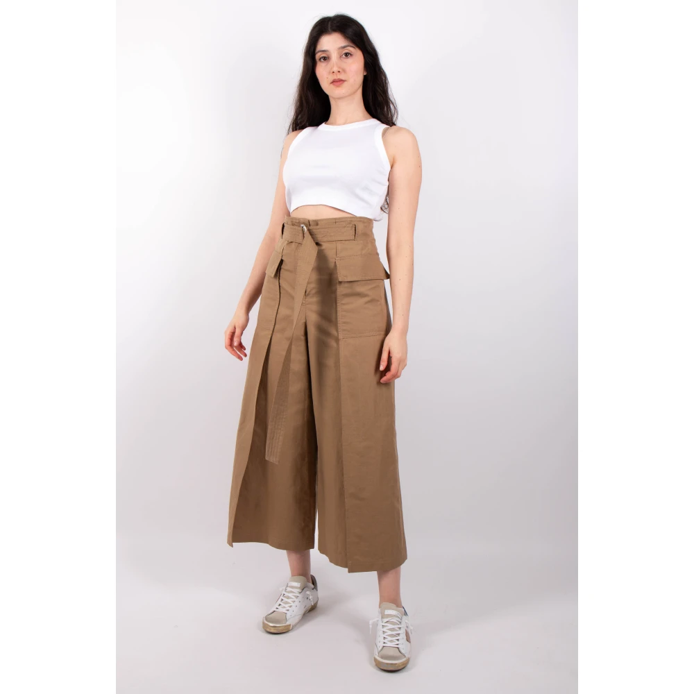Max Mara Weekend Beige Stijlvolle Pinide Broek Beige Dames