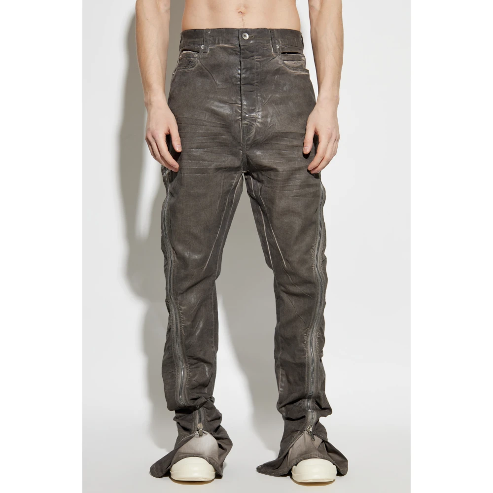 Rick Owens Broek Bolan Banaan Brown Heren