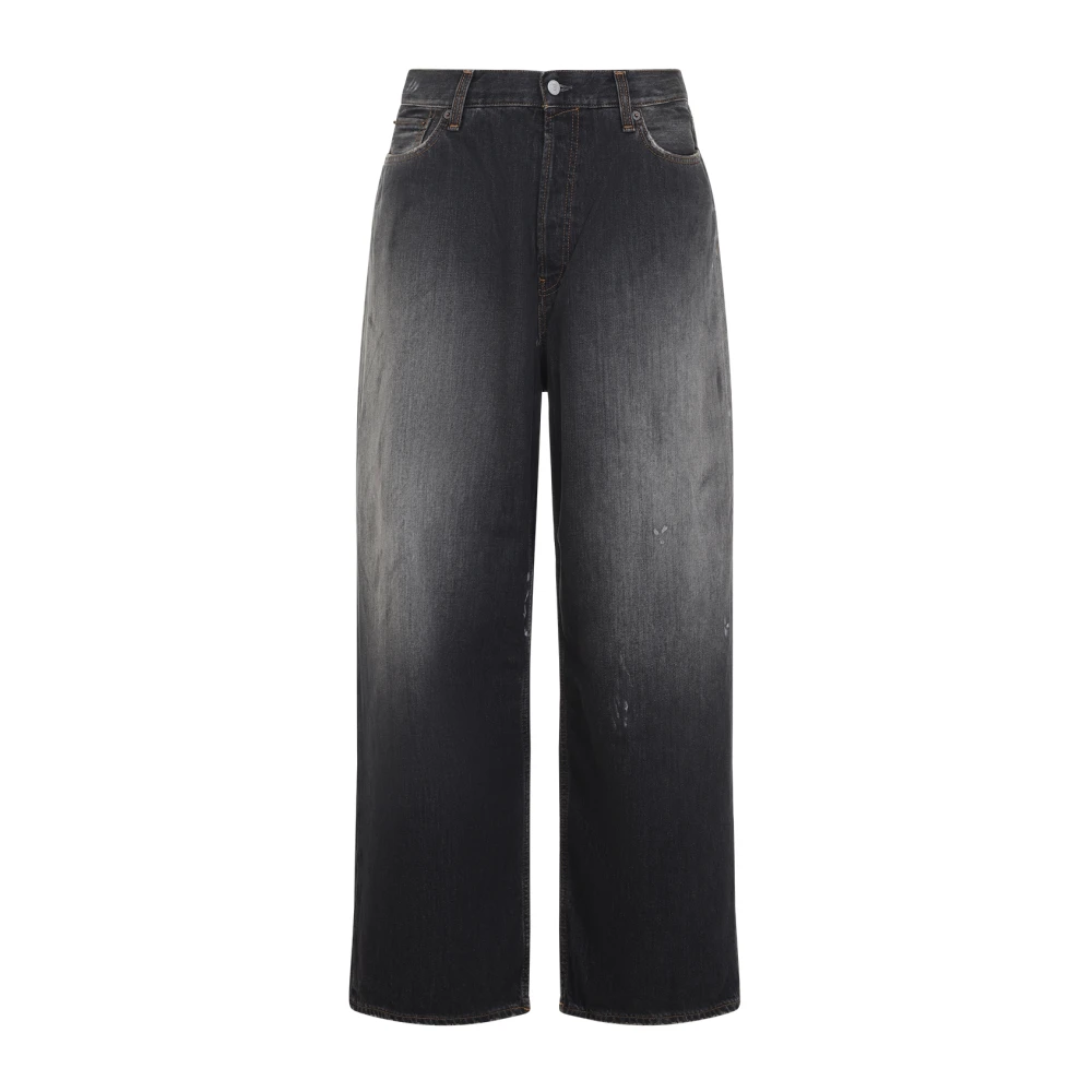 Acne Studios Men's Black Cotton Trafalgar Jeans