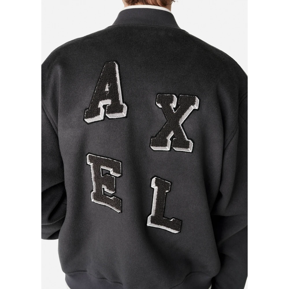 Axel Arigato Typo Varsity Jacket Gray Heren
