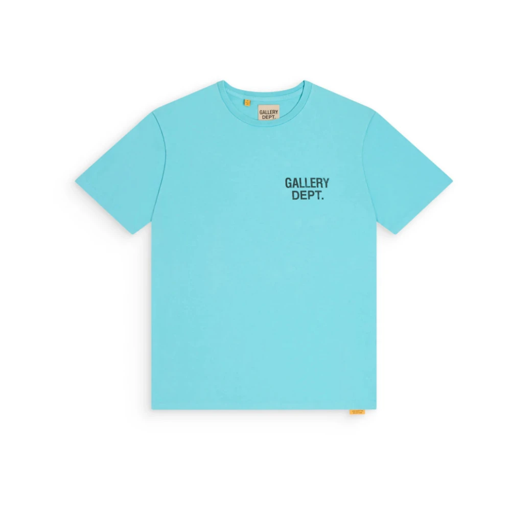 Gallery Dept. Blue T-Shirts, Male, Xl, Souvenir Tee