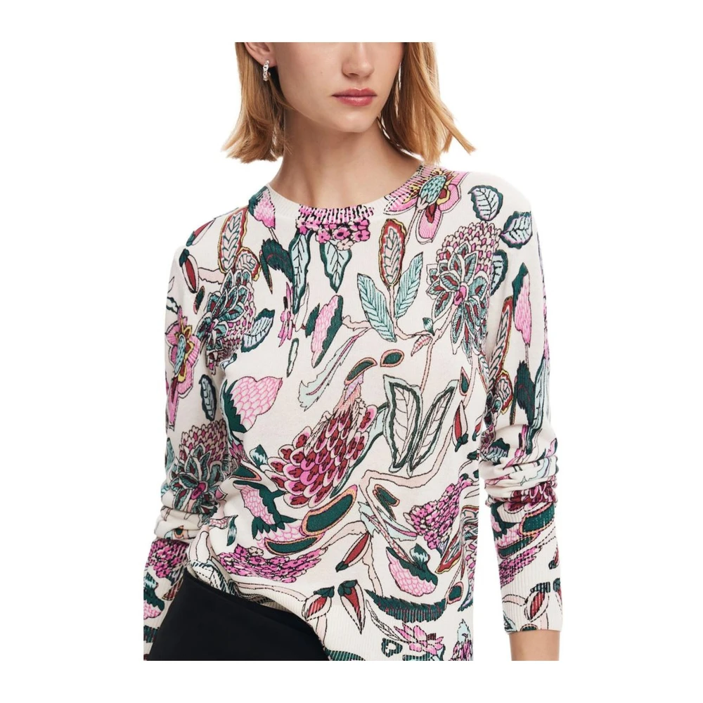 Desigual Gebreide top in viscosemix Multicolor Dames