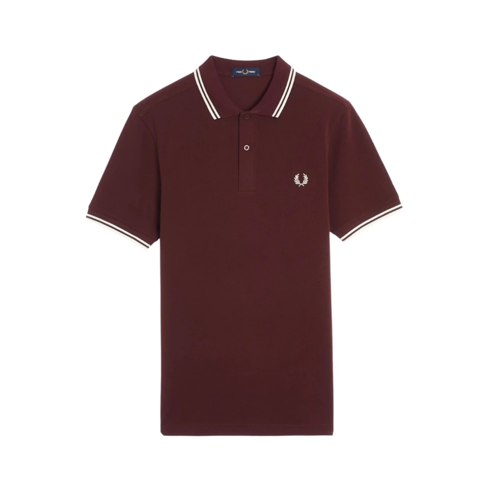 Fred Perry Men's Red F Perry, Polo Shirts, L, Classic Polo Shirt