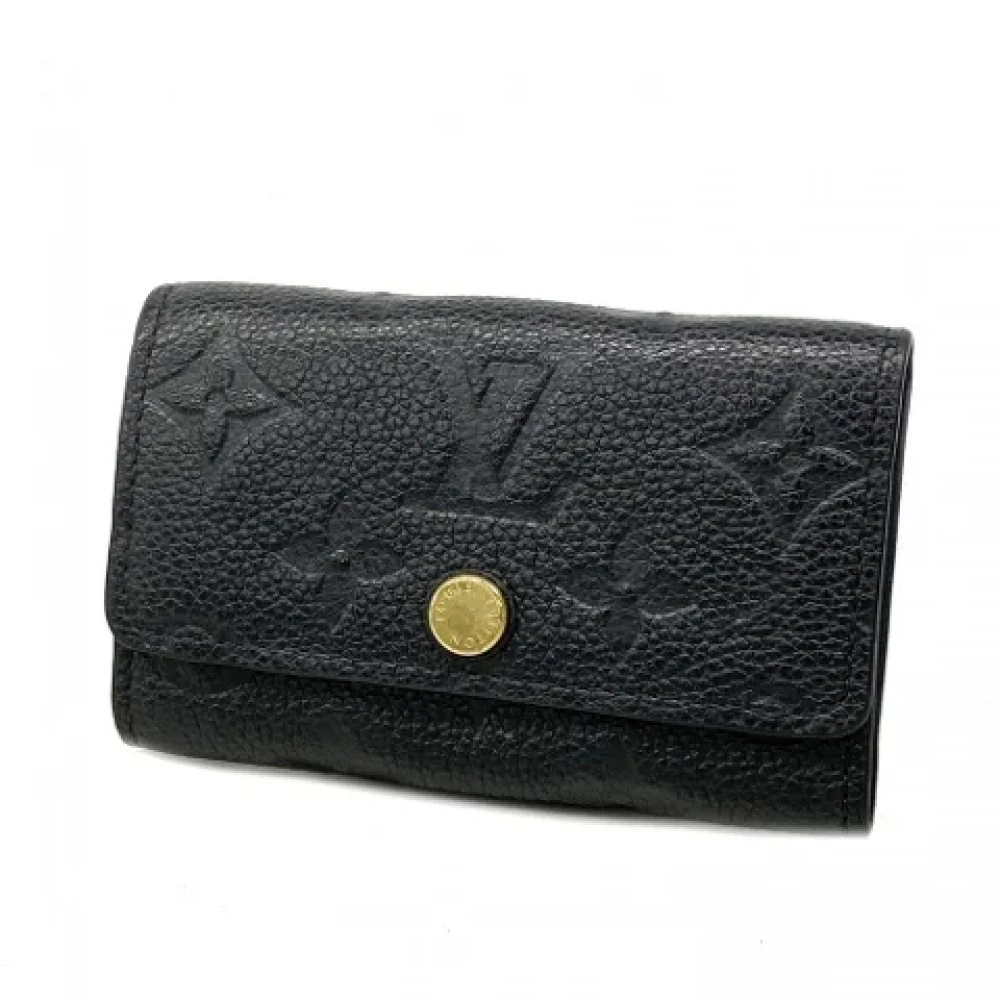 Louis Vuitton Vintage Pre-owned Fabric key-holders Black Unisex