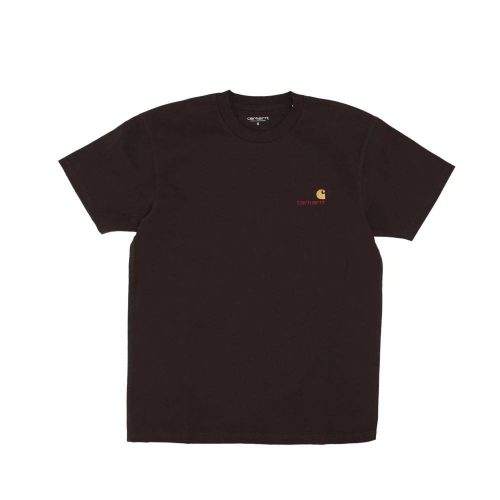 Carhartt Wip Men's Brown T-Shirts, Xl, Script Tee Tobacco T-Shirt