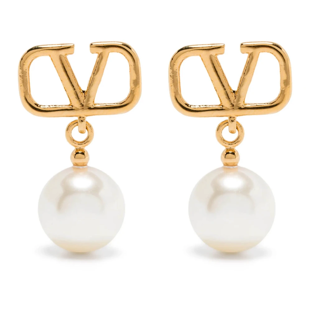 Valentino Garavani Women's Yellow Vlogo Signature Earrings