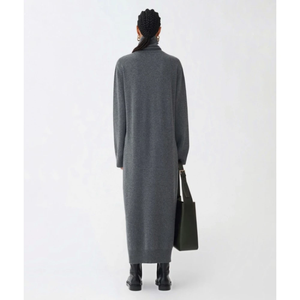 Fabiana Filippi Hoge hals jurk Gray Dames