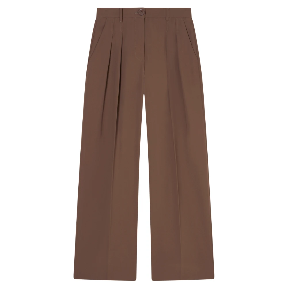 Armani Exchange Mujer Marrón - Pantalones Anchos - Trousers - W30