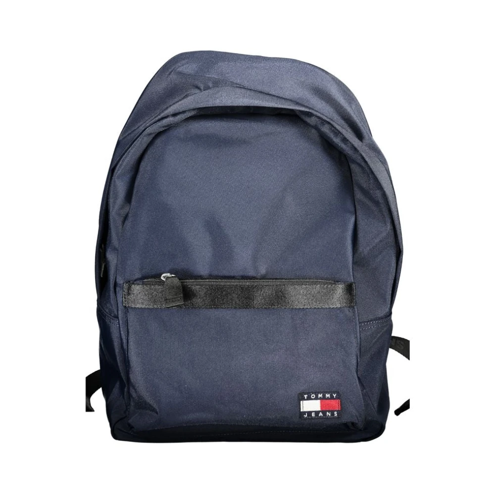 Tommy Hilfiger Blauwe Polyester Rugzak met Verstelbare Banden Blue Heren