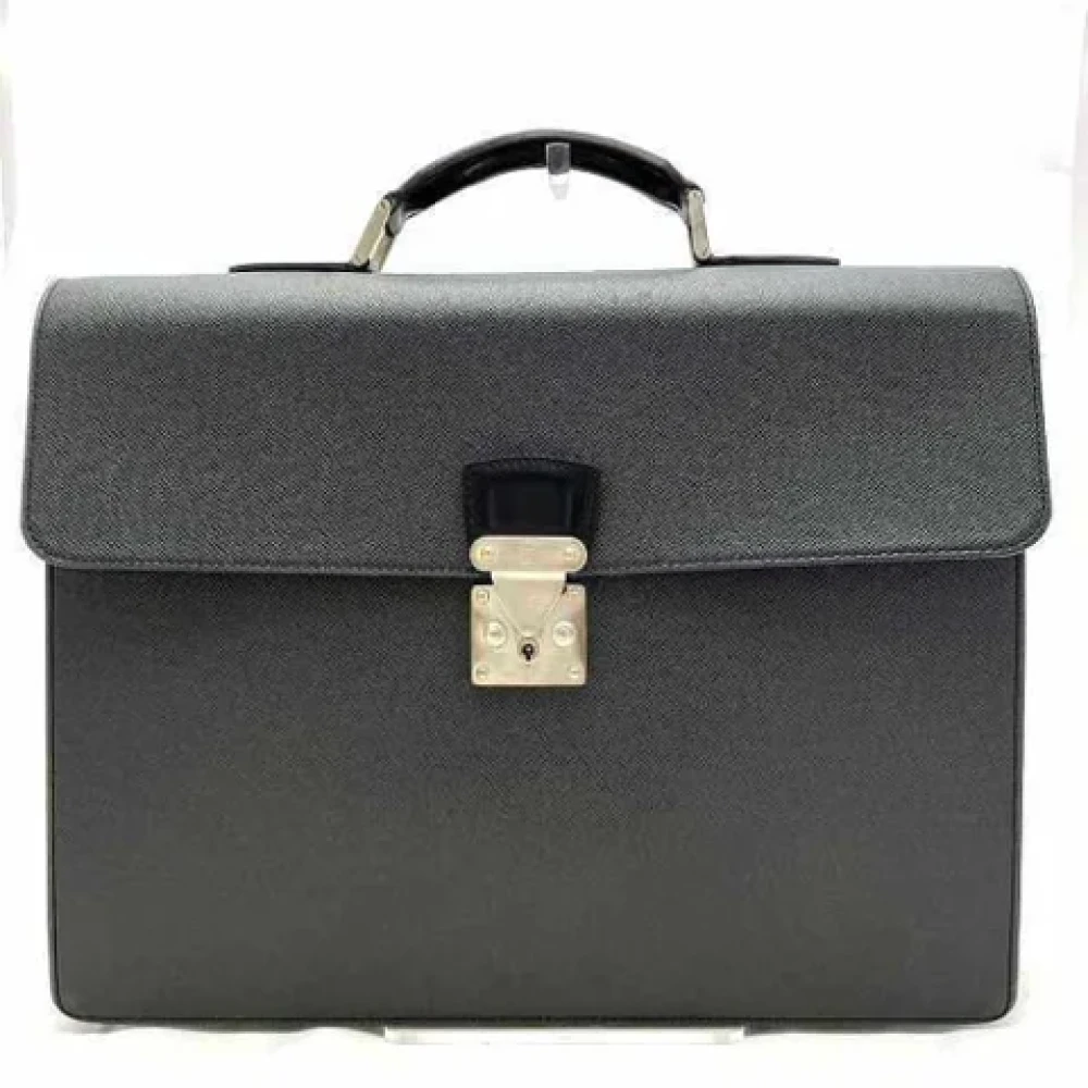 Louis Vuitton Vintage Pre-owned Leather handbags Black Heren