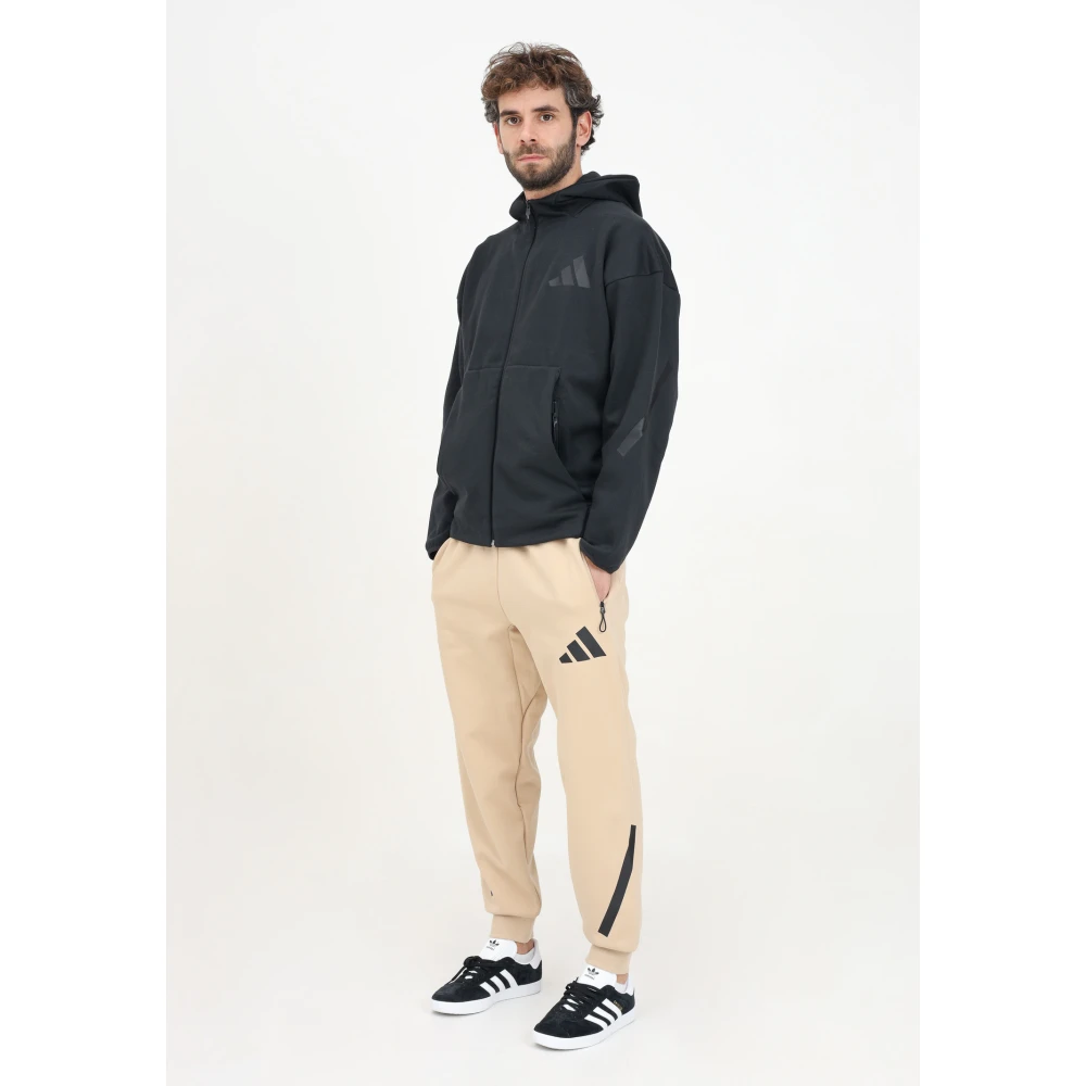 Adidas Teamwork-geïnspireerde Beige Sportbroek Beige Heren