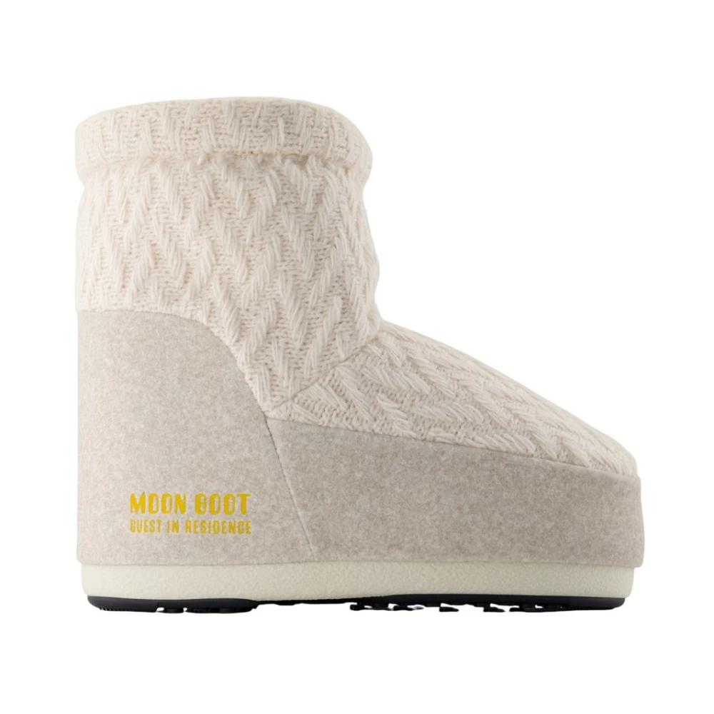 Moon Boot Women's White Mb Icon Low Ankle Boots - Winter Boots - 6 Uk - Shoes
