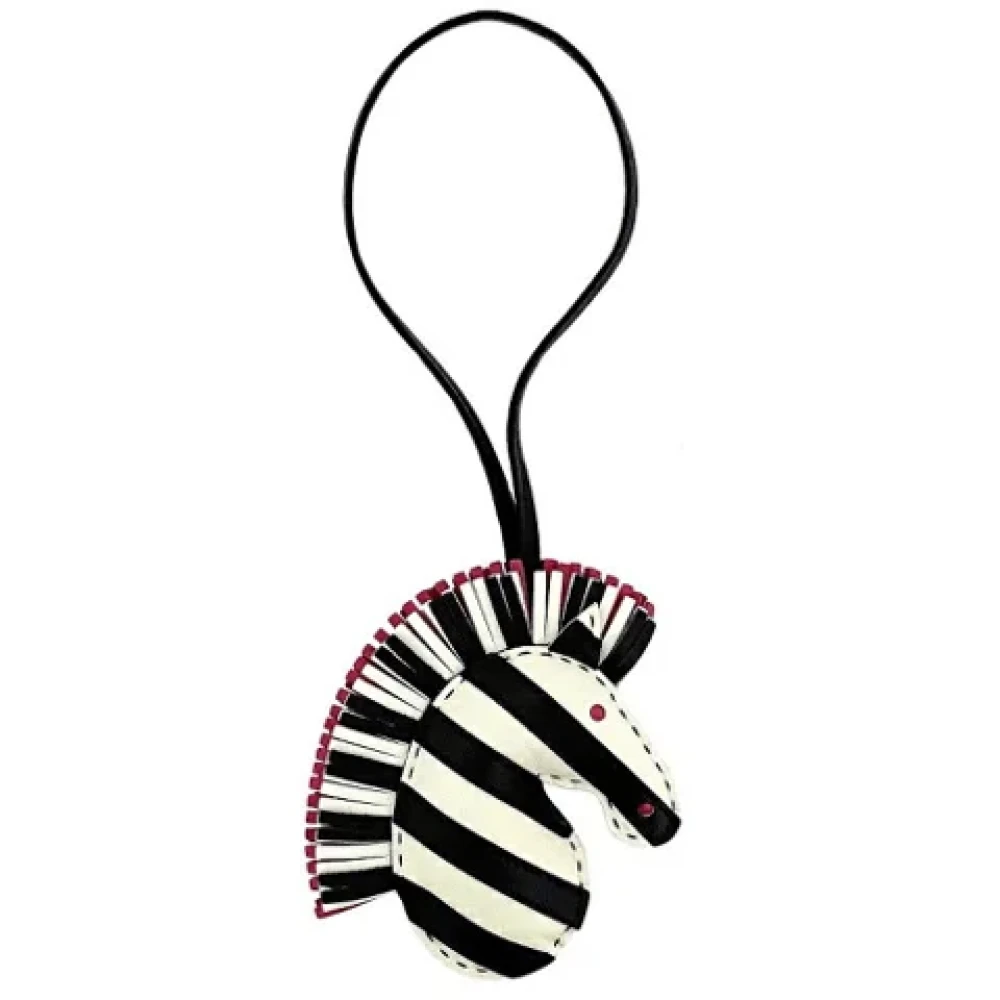 Hermès Vintage Pre-owned Fabric key-holders Black Dames
