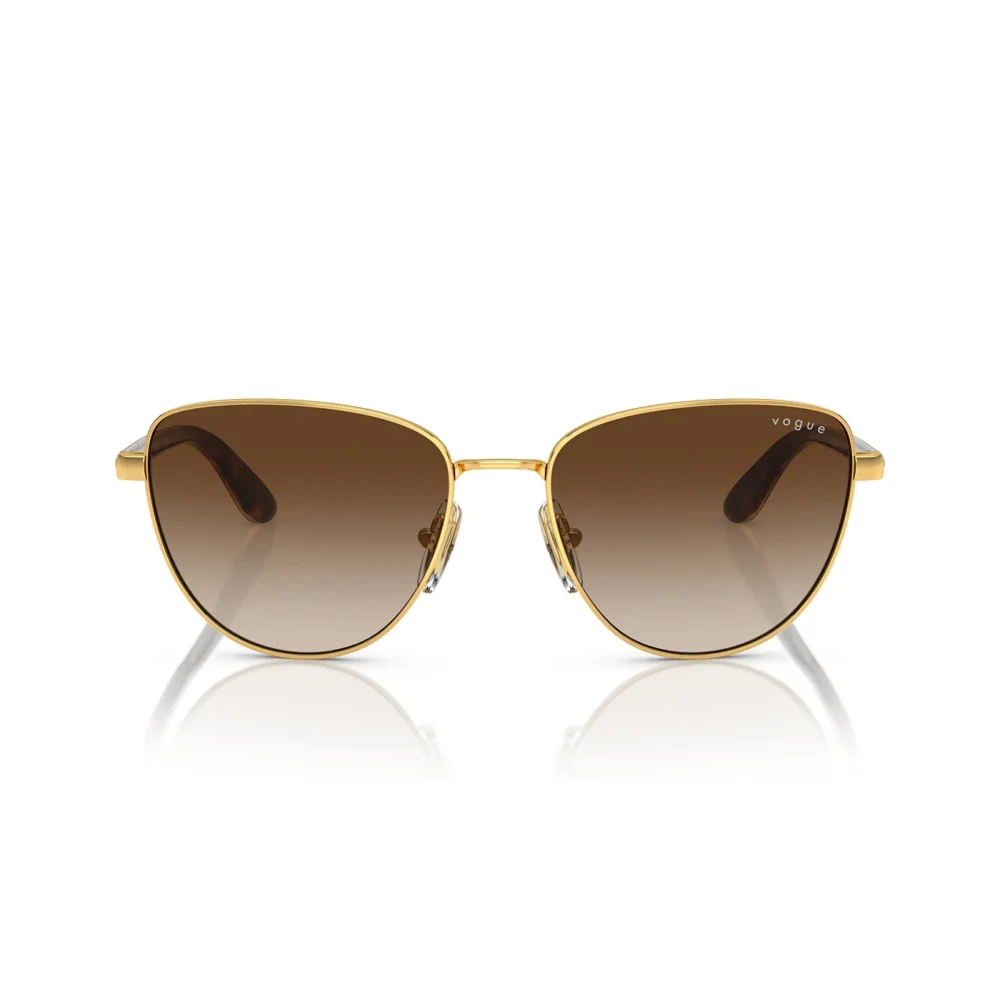 Vogue Women's Yellow Retro-Chic Cat Eye Sunglasses