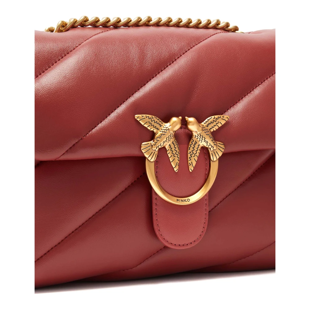 pinko Oranje Schoudertas met Quilting Orange Dames