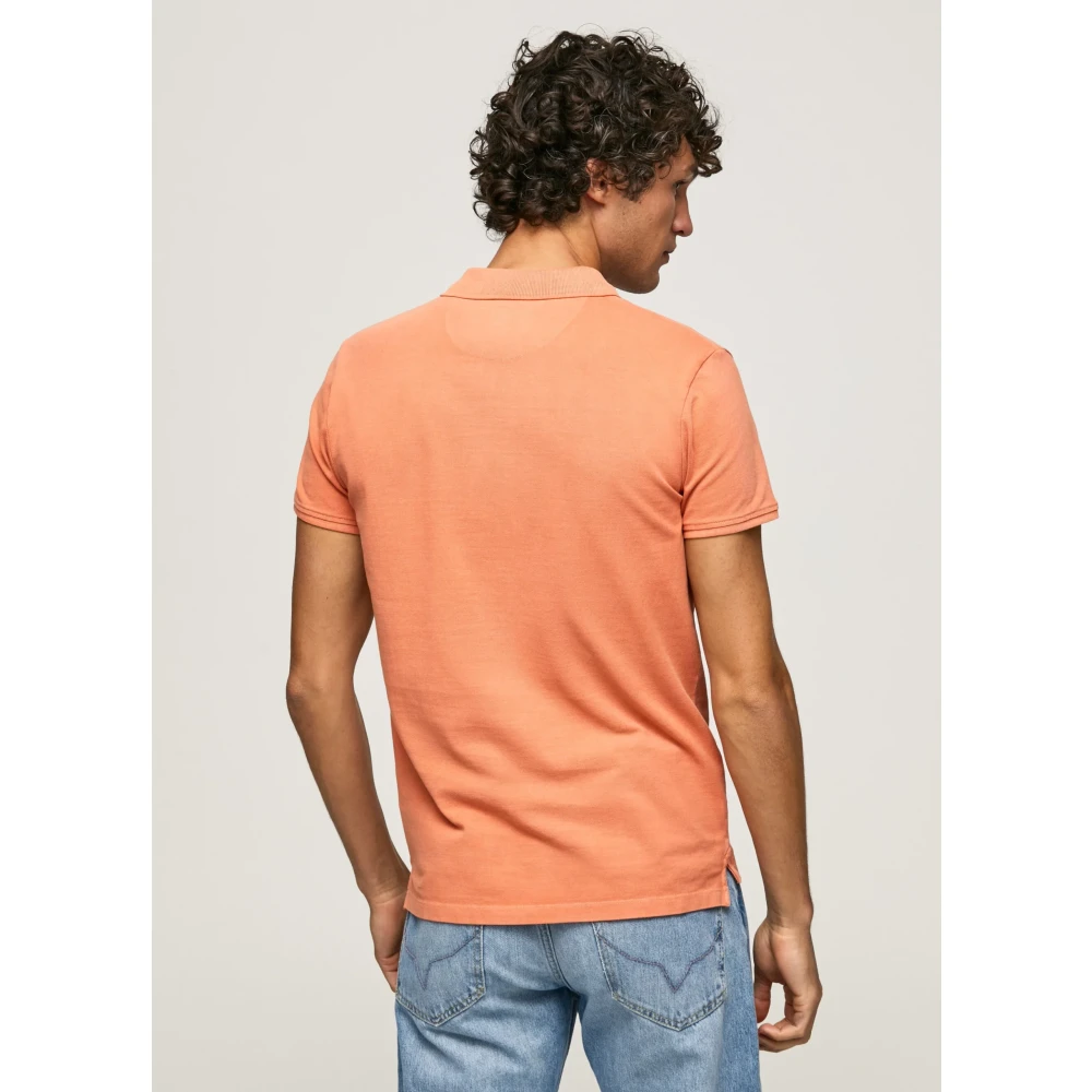 Pepe Jeans Oranje Polo Shirt Regular Fit Orange Heren