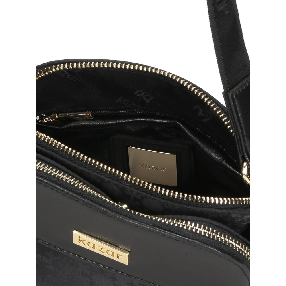 Kazar Dames zwarte messenger tas Black Dames