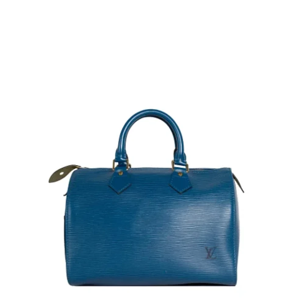 Louis Vuitton Vintage Pre-owned Leather handbags Blue Dames