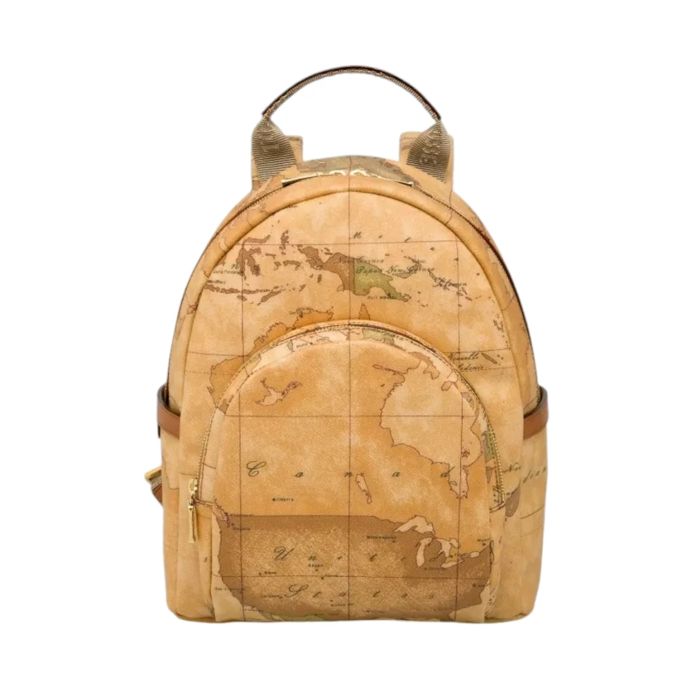 Alviero Martini 1A Classe Beige Backpacks, Female, One Size, Geo Classic Backpack