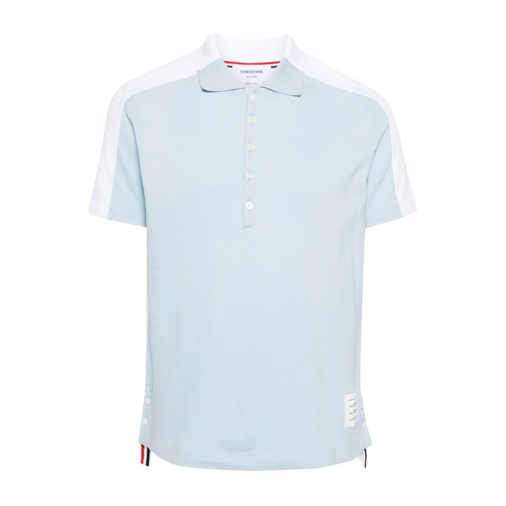 Thom Browne Klassieke Polo Shirt Blue Heren