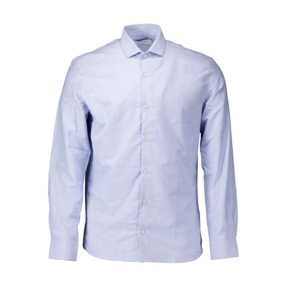 The GoodPeople Blauwe Storm Lange Mouw Overhemd Blue Heren