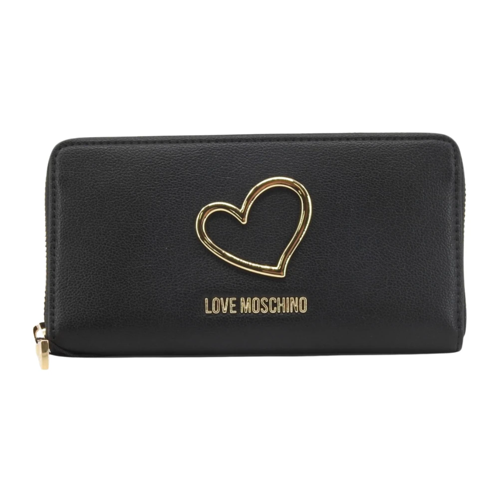 Love Moschino Vrouw Zwart Accessoires Dames, One Size, Portemonnee