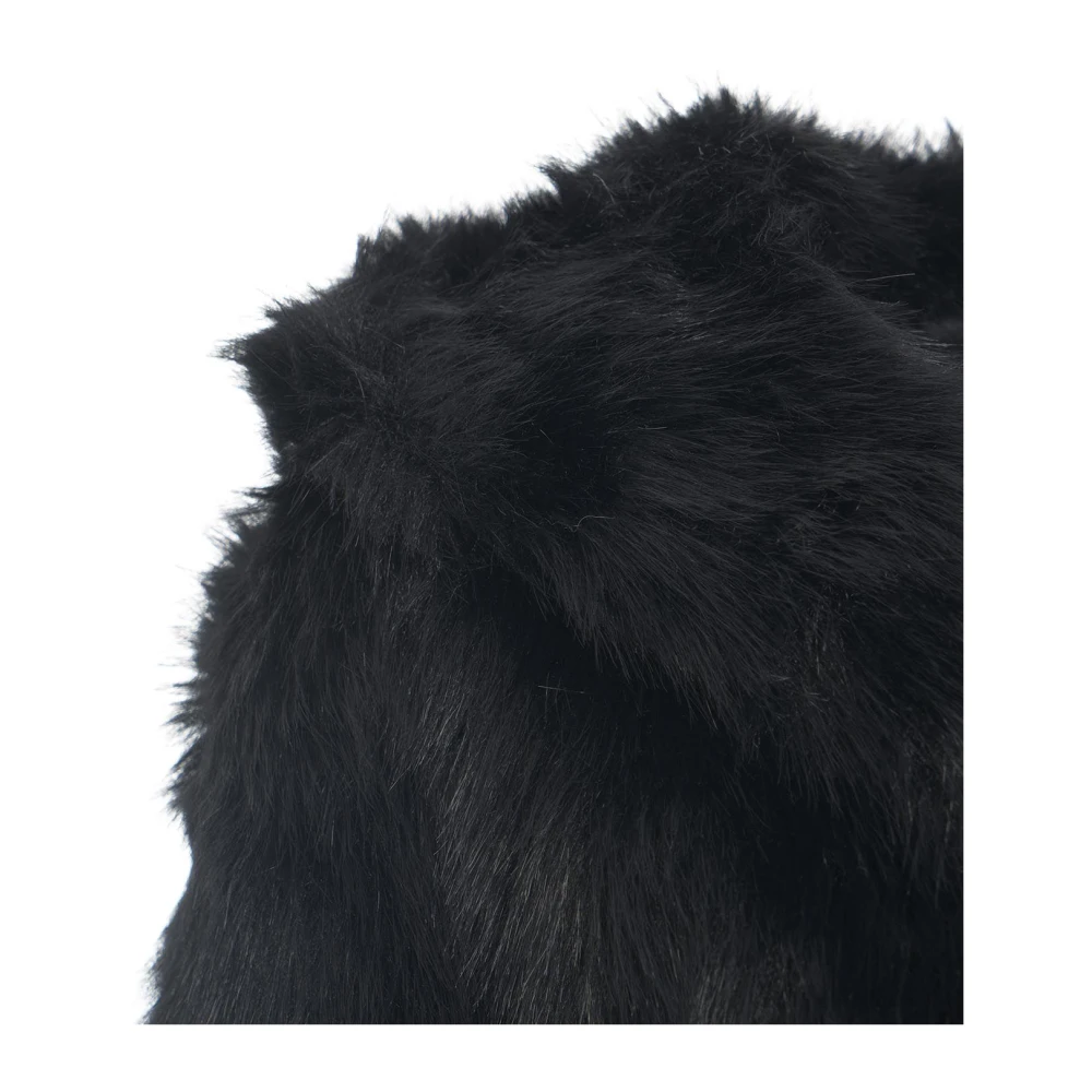 Kaos Zwarte Jassen voor Vrouwen Aw24 Black Dames