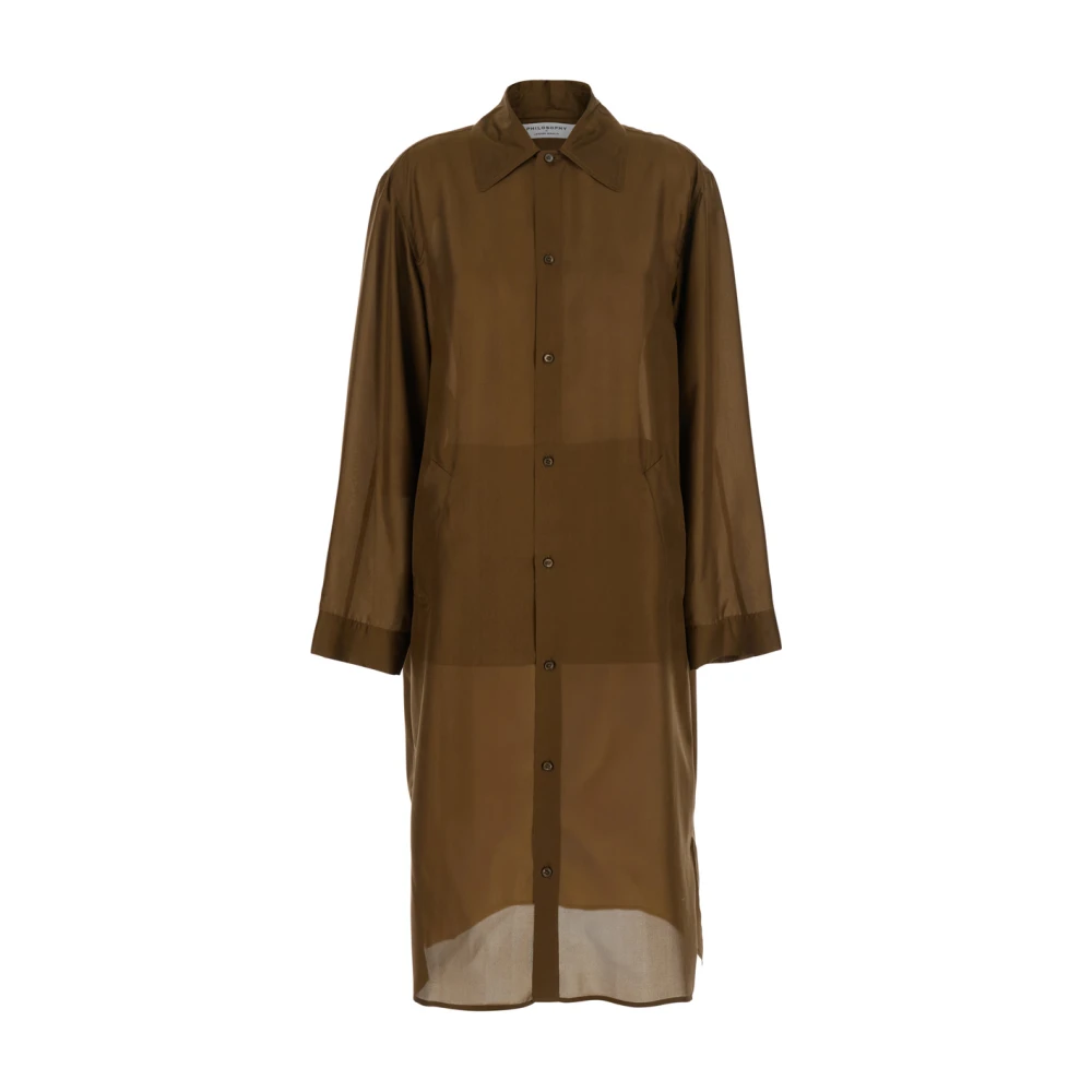Dresses > Day Dresses > Shirt Dresses - - Philosophy di Lorenzo Serafini - Modalova