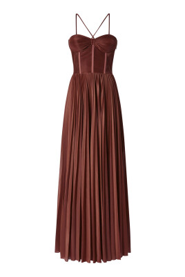 cinnamon-pleated-bustier-dress