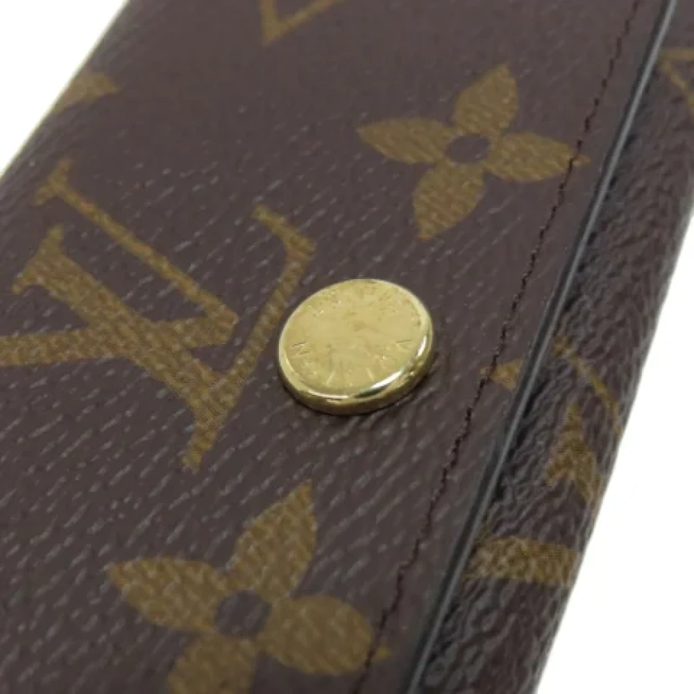 Louis Vuitton Vintage Pre-owned Canvas key-holders Brown Dames
