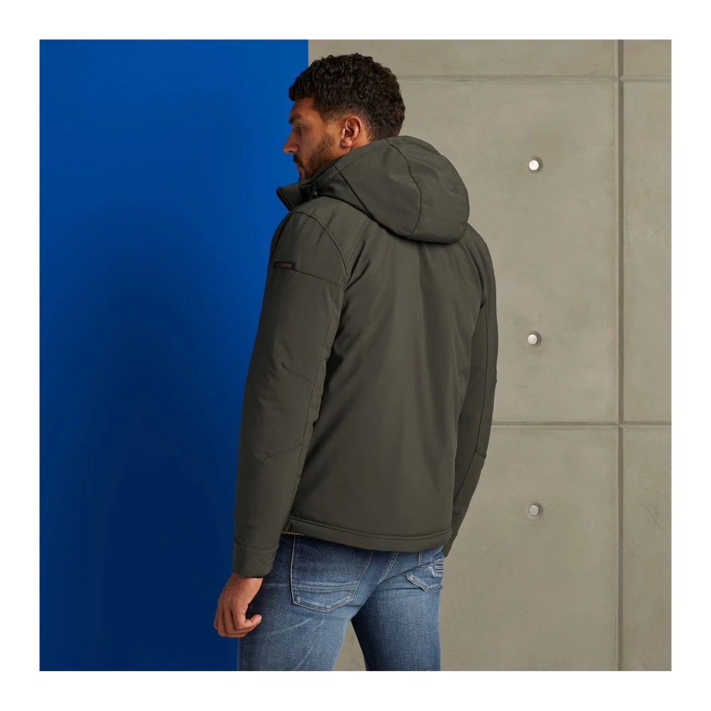 Cast Iron Superbolt Softshell Jas met Afneembare Capuchon Green Heren