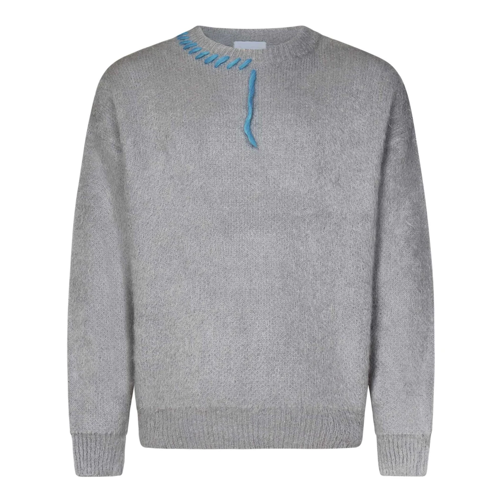 Bonsai Comfortabele Gebreide Kleding voor Alle Seizoenen Gray Heren