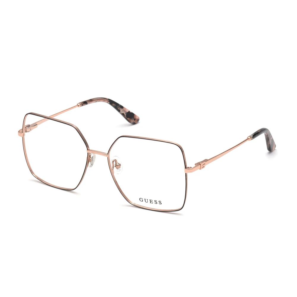 Guess Yellow Stylish Eyeglasses With Trendy Frames - Female - Glasses - 57 Mm - Accessories