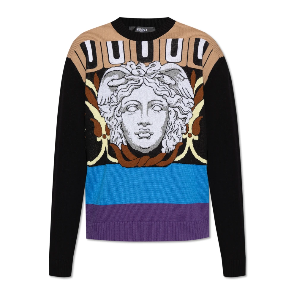 Knitwear > Round-neck Knitwear - - Versace - Modalova
