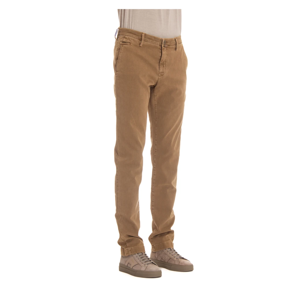 Jacob Cohën Luxe 5-Pocket Broeken in Diverse Stoffen Brown Heren