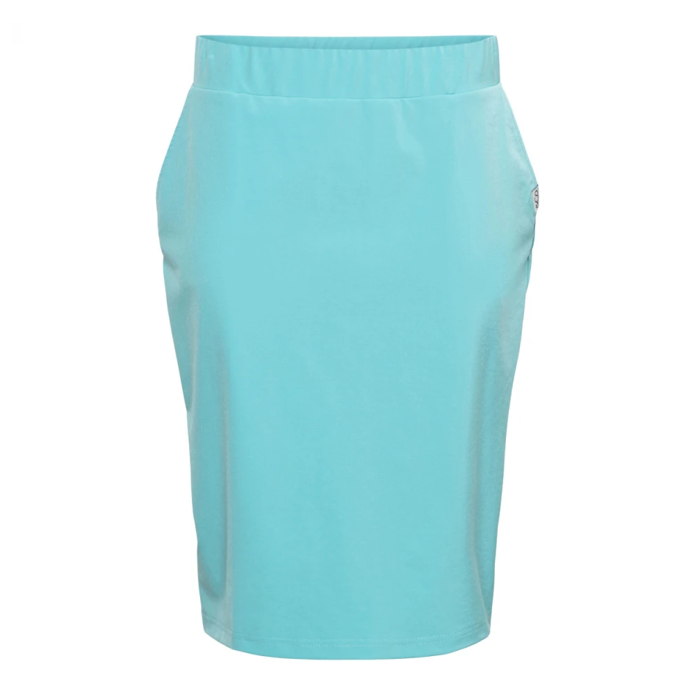 &Co Woman Turquoise Reisrok met Zakken Blue Dames