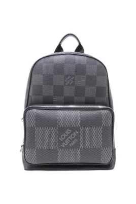 Pre-owned Damier Graphite 3D Canvas Backpack