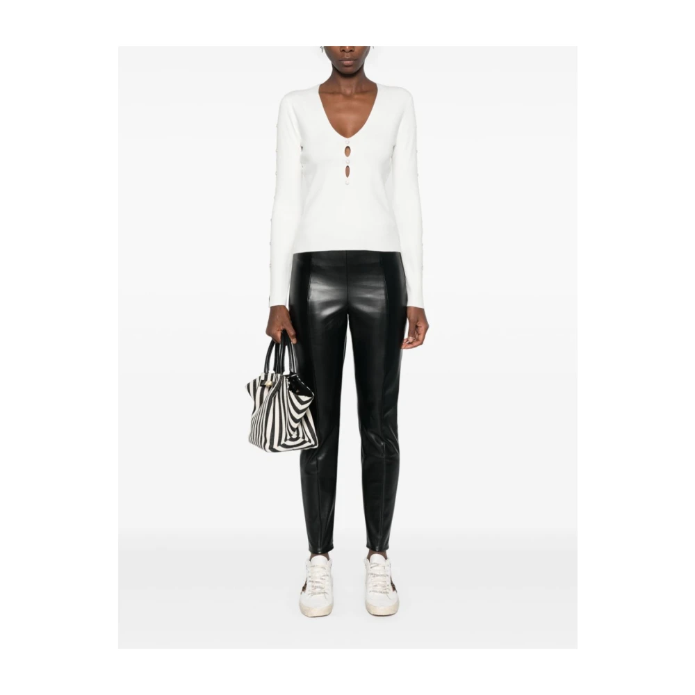 Twinset Witte Gebreide Top White Dames
