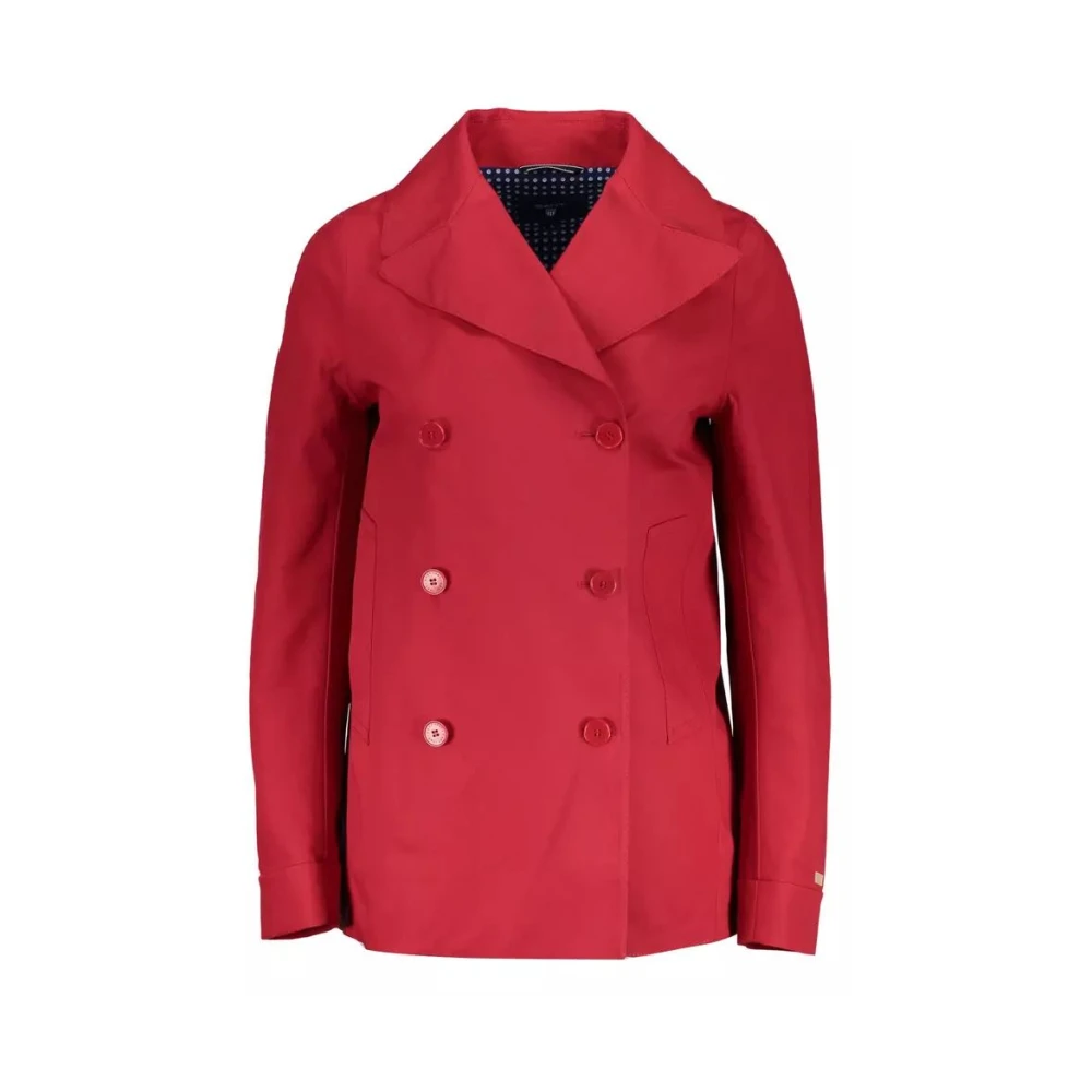 Gant Elegant Rosa Bomull Sportjacka Red, Dam