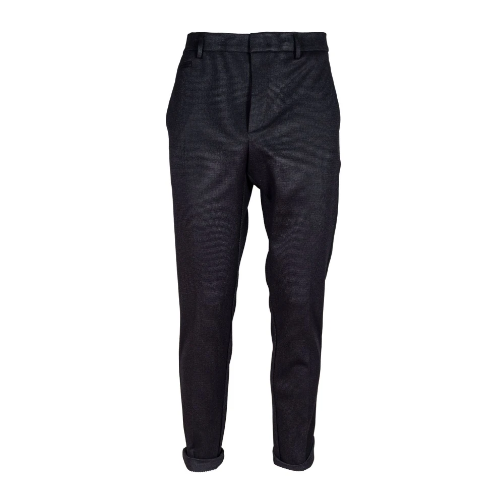 Dondup Heren Chino Broek met Geldzak Black Heren