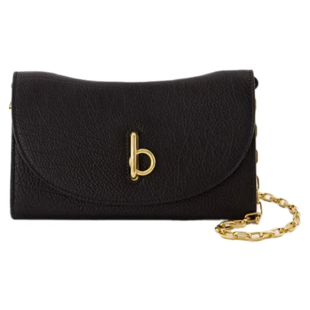 Burberry Leather shoulder-bags Black Dames