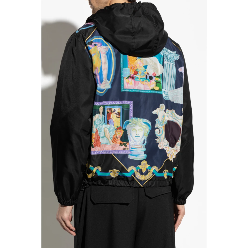 Versace Capuchonjas Black Heren