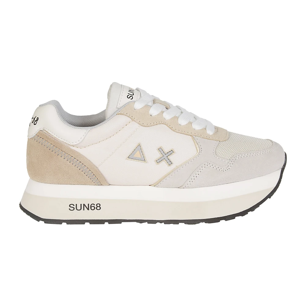 Sun68 Stijlvolle Sneakers voor Mannen en Vrouwen White Dames