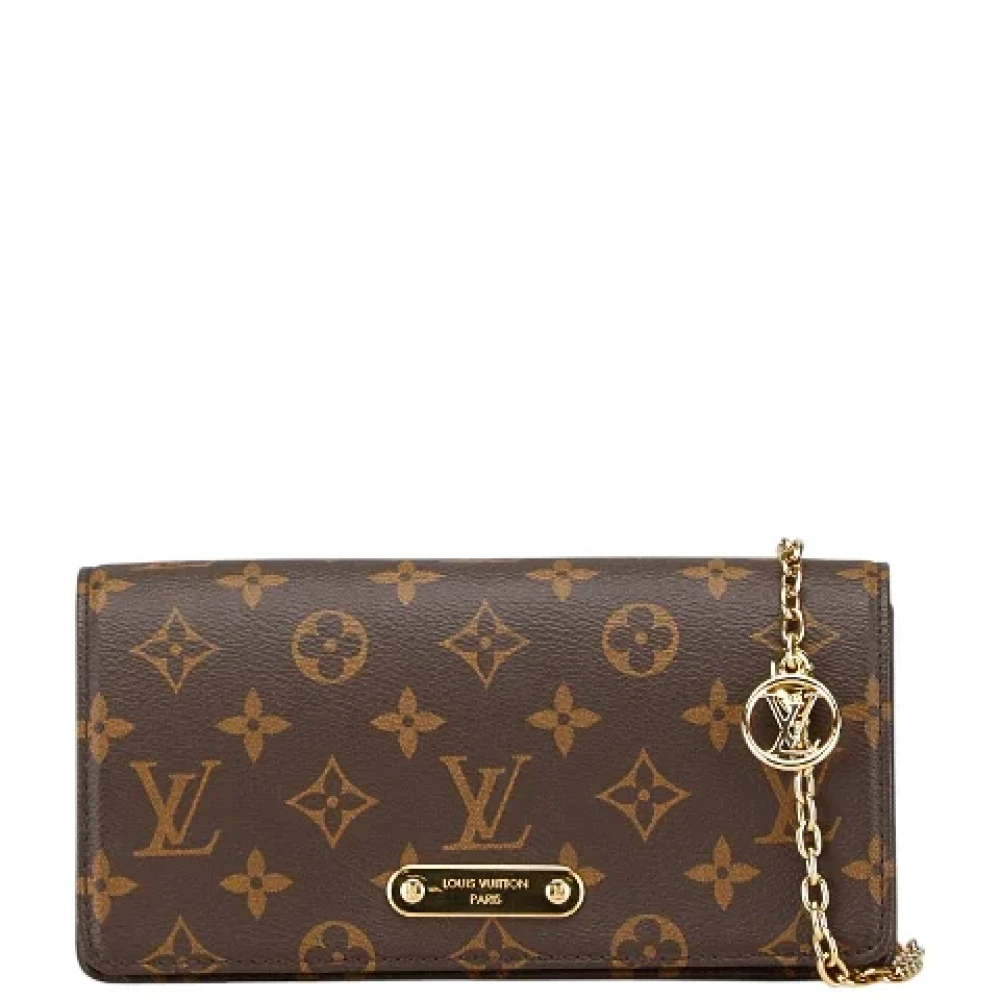 Louis Vuitton Vintage Pre-owned Canvas wallets Brown Dames