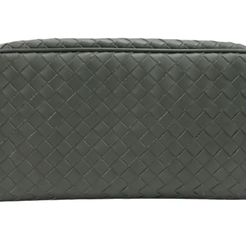 Bottega Veneta Vintage Pre-owned Leather clutches Green Dames