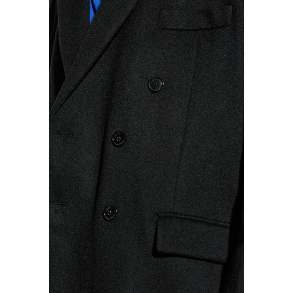 Vetements Wollen jas Black Heren