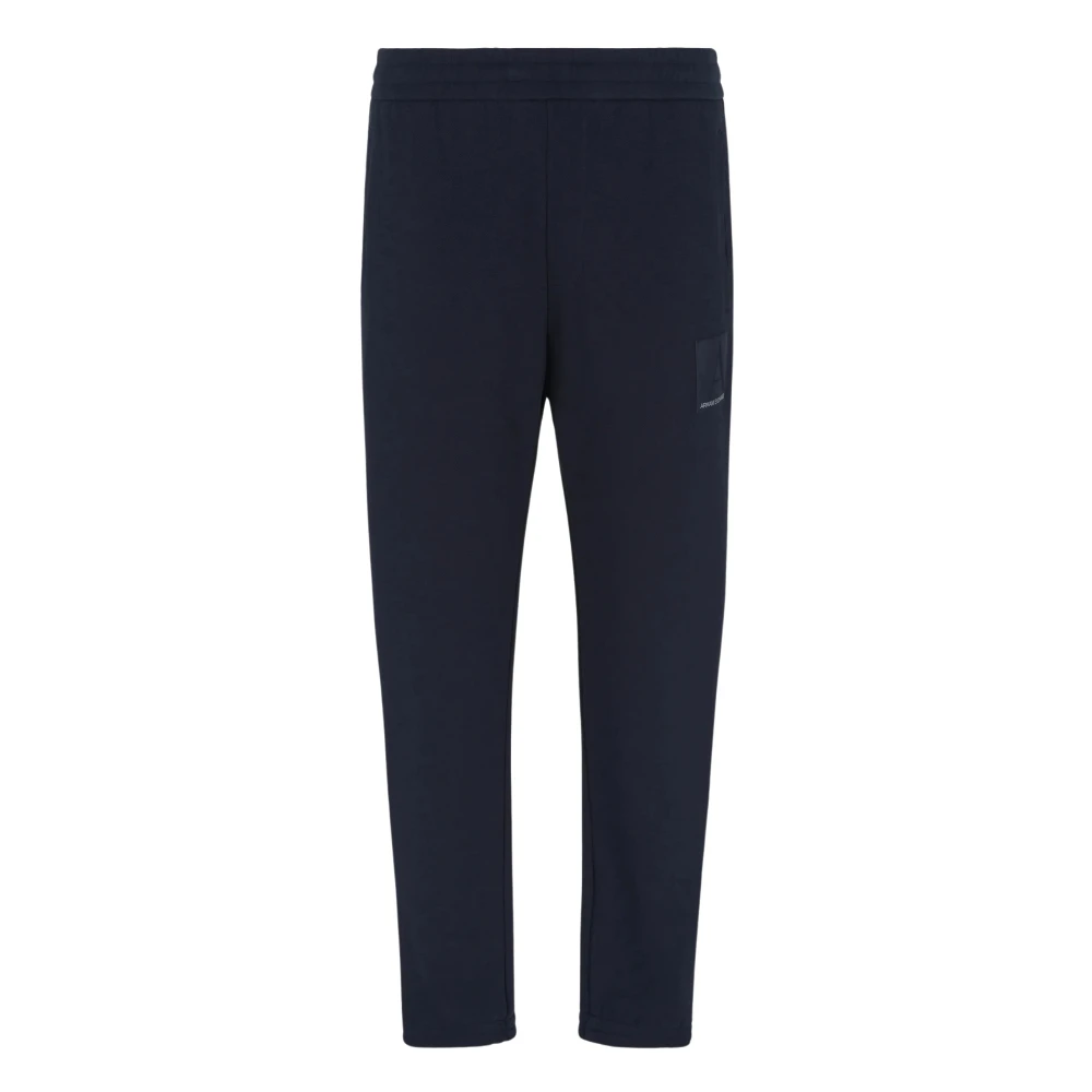 Armani Exchange Stijlvolle Joggingbroek Blue Heren