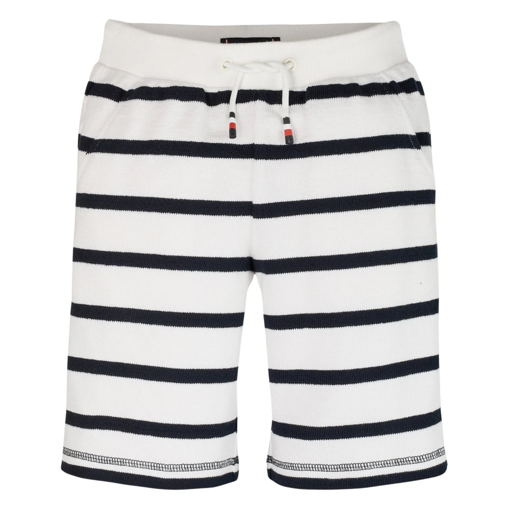 Tommy Hilfiger Boys White Breton Stripe Shorts